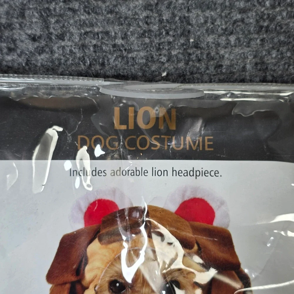 Anit Accessories Lion Dog Costume Headpiece Brown Sizs Small Lion Mane New